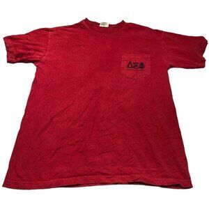 Comfort Colors T Shirt Red University Of Alabama Logo “Sing For Woodstock” Sz M